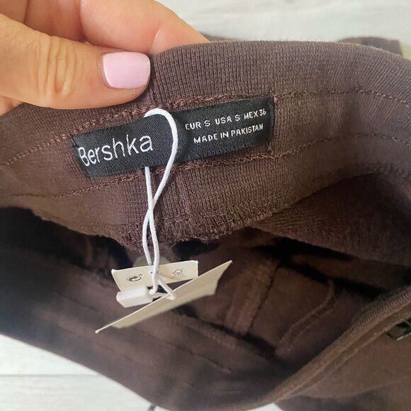 Bershka jersey cargo shorts in BROWN NWT Small - Picture 7 of 7